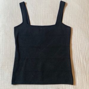 Vintage Chanel Black Sleeveless Top